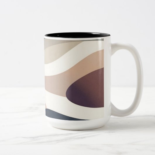 Tasse 2 Couleurs Abstrait Neutre (Droit)