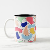 Tasse 2 Couleurs Abstrait plaisir moderne mignon enfants formes été (Gauche)