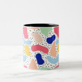 Tasse 2 Couleurs Abstrait plaisir moderne mignon enfants formes été (Centre)