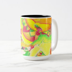 Tasse 2 Couleurs Abstrait thermique par AnyaC 2