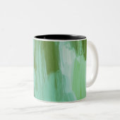 Tasse 2 Couleurs Abstrait vert (Devant droit)