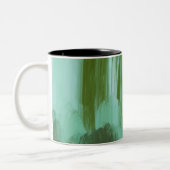 Tasse 2 Couleurs Abstrait vert (Gauche)