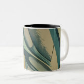 Tasse 2 Couleurs Abstraits traits doux (Devant droit)