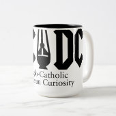 Tasse 2 Couleurs AC/DC avec de la caféine (Devant droit)