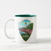 Tasse 2 Couleurs Acadia National Park Maine Arrowhead (Gauche)