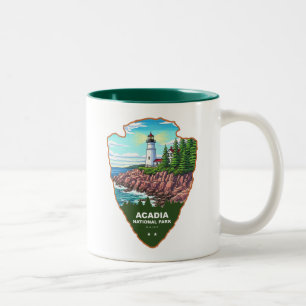 Tasse 2 Couleurs Acadia National Park Maine Flèche