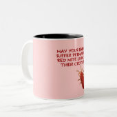 Tasse 2 Couleurs Acarides rouges (Devant gauche)