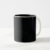 Tasse 2 Couleurs Acceptation | Texture de saumon noir (Devant droit)