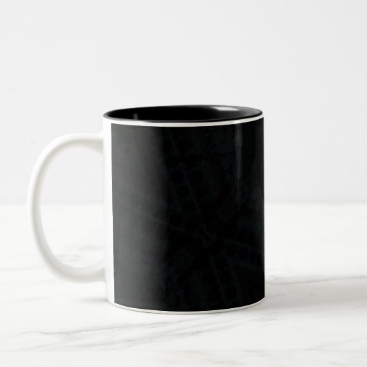 Tasse 2 Couleurs Acceptation | Texture de saumon noir (Gauche)