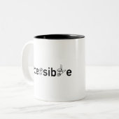 Tasse 2 Couleurs accessible - ASL (Devant gauche)