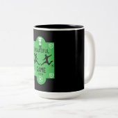 Tasse 2 Couleurs Accessoires de football de football (Devant droit)