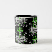 Tasse 2 Couleurs Accessoires de mode Gothique Post Punk (Centre)