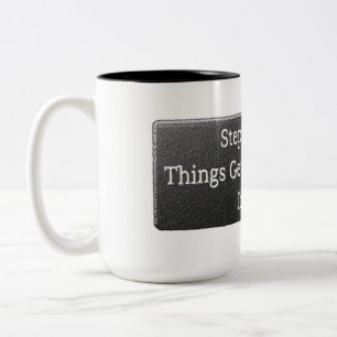 Tasse 2 Couleurs "Accomplir Dans La Vie" Joli Design. Commandez dès