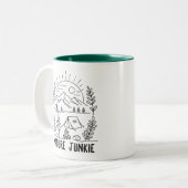 Tasse 2 Couleurs Accro de la nature (Devant gauche)