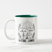 Tasse 2 Couleurs Accro de la nature (Gauche)