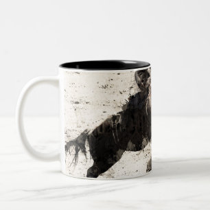 Tasse 2 Couleurs Accrocher - Bronco Busting Champ
