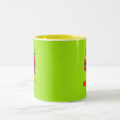 Tasse 2 Couleurs Accrochez-vous sur la petite tomate, le cadeau de  (Centre)