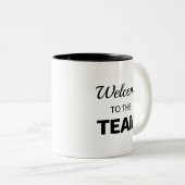 Tasse 2 Couleurs Accueil à l'équipe (Devant droit)