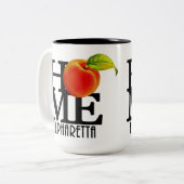 Tasse 2 Couleurs ACCUEIL Alpharetta Géorgie 15oz (Devant gauche)