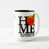 Tasse 2 Couleurs ACCUEIL Alpharetta Géorgie 15oz (Devant droit)