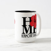 Tasse 2 Couleurs ACCUEIL Altamonte Springs Hibiscus rouge 15oz (Devant droit)