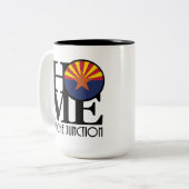Tasse 2 Couleurs ACCUEIL Apache Junction 15oz (Devant gauche)