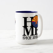 Tasse 2 Couleurs ACCUEIL Apache Junction 15oz (Devant droit)