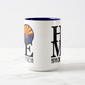 Tasse 2 Couleurs ACCUEIL Apache Junction 15oz (Centre)