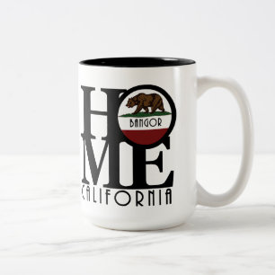 Tasse 2 Couleurs ACCUEIL Bangor California 15oz