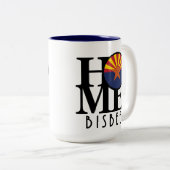 Tasse 2 Couleurs ACCUEIL Bisbee 15oz (Devant droit)