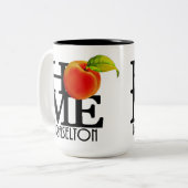 Tasse 2 Couleurs ACCUEIL Braselton Géorgie 15oz (Devant gauche)