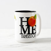 Tasse 2 Couleurs ACCUEIL Braselton Géorgie 15oz (Devant droit)