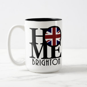 Tasse 2 Couleurs ACCUEIL Brighton Angleterre 15oz