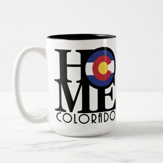 Tasse 2 Couleurs ACCUEIL Colorado 15oz (Gauche)