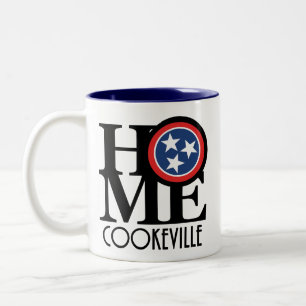 Tasse 2 Couleurs ACCUEIL Cookeville Tennessee 11oz