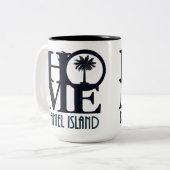 Tasse 2 Couleurs ACCUEIL Daniel Island 15oz (Devant gauche)