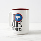 Tasse 2 Couleurs ACCUEIL Douglas Wyoming 15 (Devant gauche)
