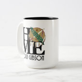 Tasse 2 Couleurs ACCUEIL Fort Gibson Oklahoma 15oz (Devant gauche)