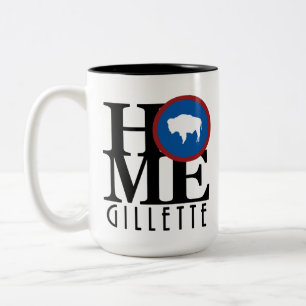 Tasse 2 Couleurs ACCUEIL Gillette WY 15oz