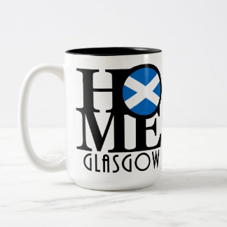 Tasse 2 Couleurs ACCUEIL Glasgow Ecosse 15oz