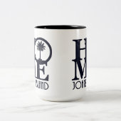 Tasse 2 Couleurs ACCUEIL Johns Island SC 15oz (Centre)