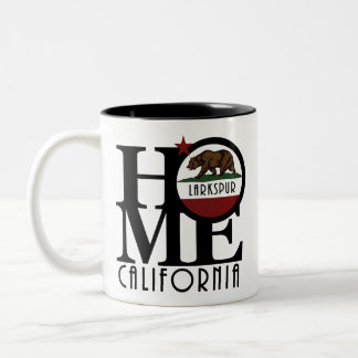 Tasse 2 Couleurs ACCUEIL Larkspur Californie 11oz Céramique