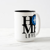 Tasse 2 Couleurs ACCUEIL Laval 15oz (Devant droit)