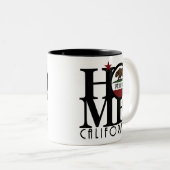 Tasse 2 Couleurs ACCUEIL Pasadena 11oz (Devant droit)