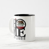Tasse 2 Couleurs ACCUEIL Pasadena 11oz (Devant gauche)