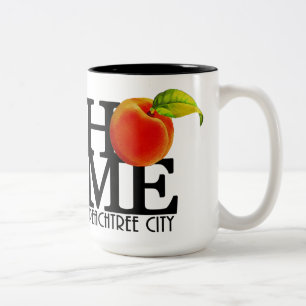 Tasse 2 Couleurs ACCUEIL Peachtree City Georgia 15oz