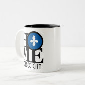 Tasse 2 Couleurs ACCUEIL Québec 11oz (Devant gauche)