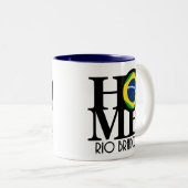 Tasse 2 Couleurs ACCUEIL Rio Branco 11oz (Devant droit)