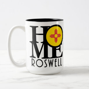 Tasse 2 Couleurs ACCUEIL Roswell Nouveau Mesico 15oz