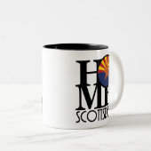 Tasse 2 Couleurs ACCUEIL Scottsdale Arizona 11oz (Devant droit)
